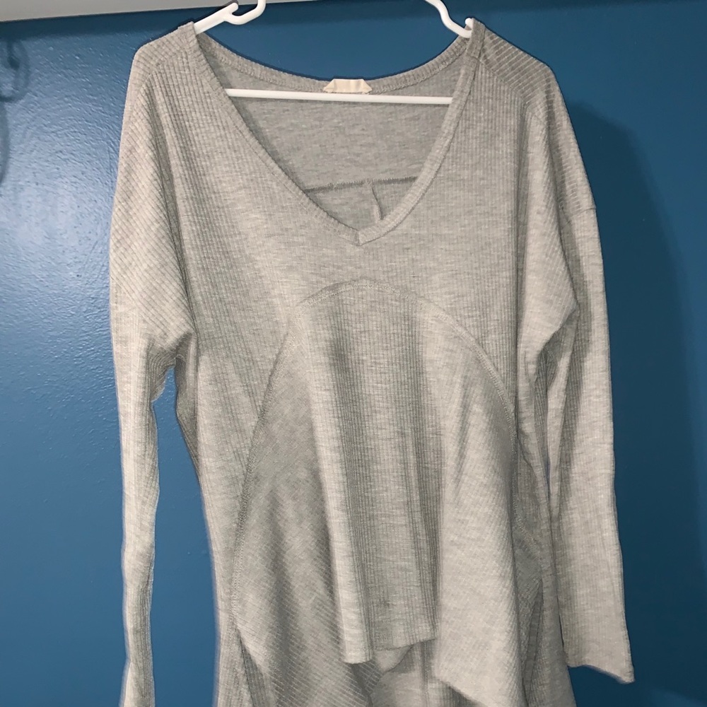Flowy V Neck Top